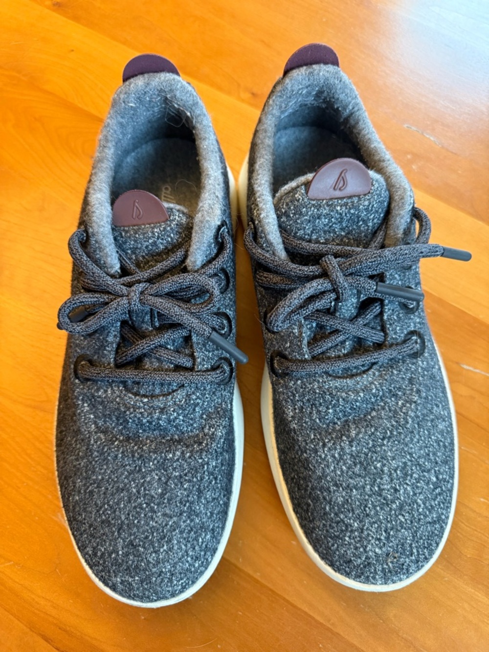 allbirds Wool Sneakers - Charcoal with Cream Sole